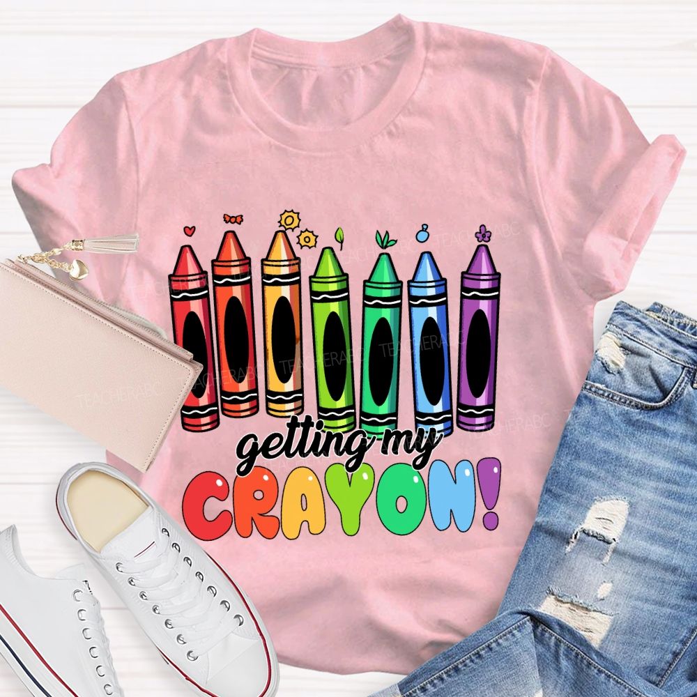 Getting My Crayon Art Teacher T-shirt