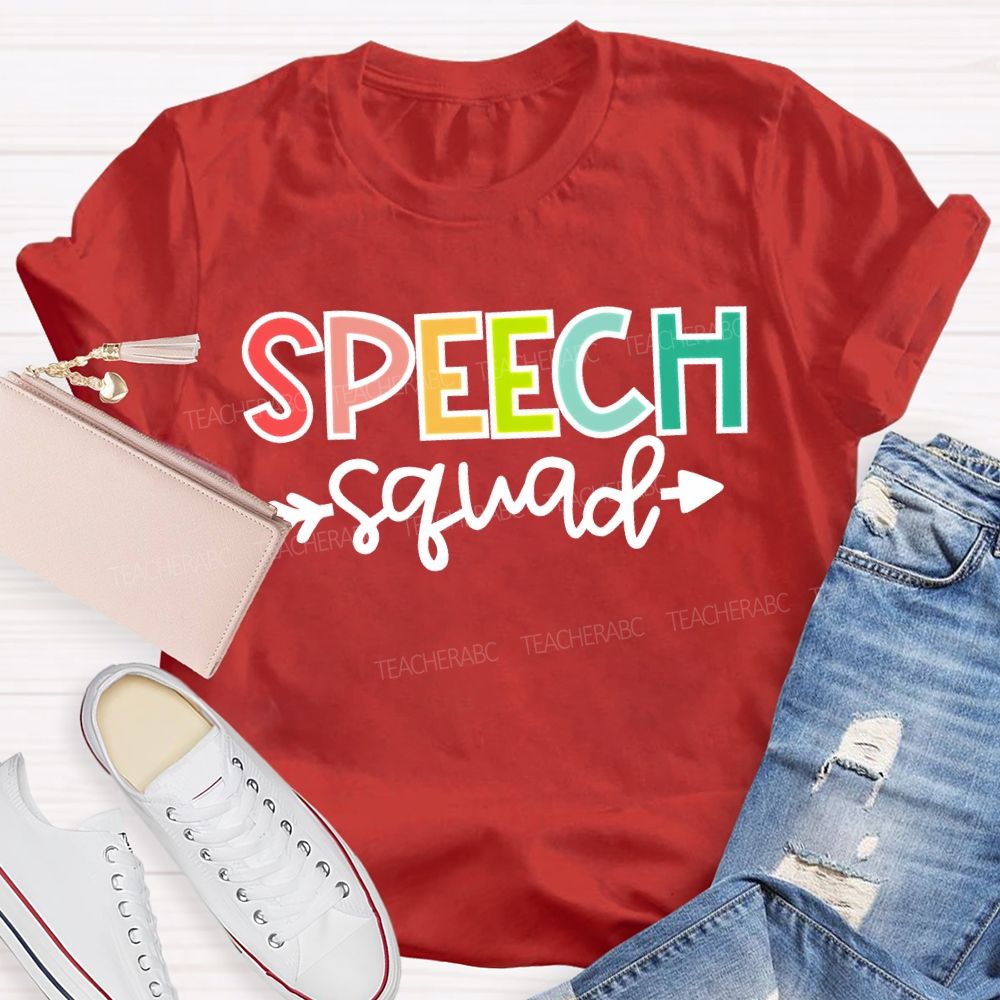 Speech Squad Special Education Teacher T-shirt