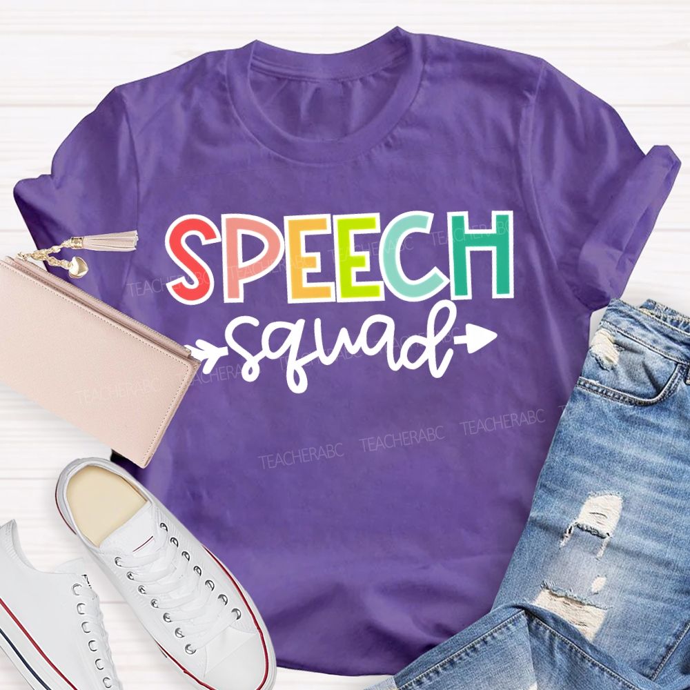 Speech Squad Special Education Teacher T-shirt