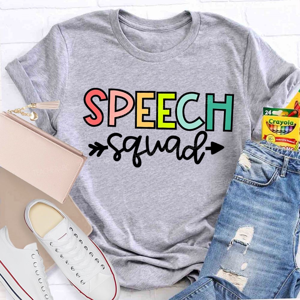 Speech Squad Special Education Teacher T-shirt