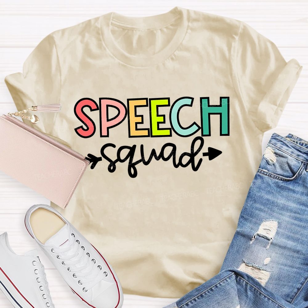 Speech Squad Special Education Teacher T-shirt