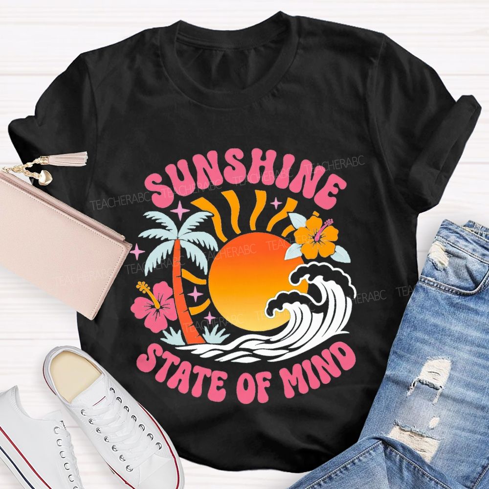 Sunshine State Mind Teacher T-shirt