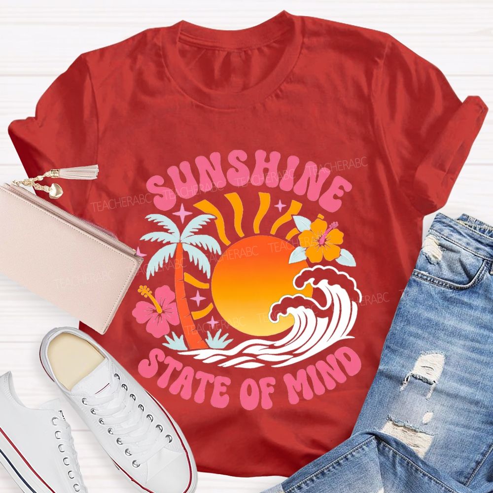 Sunshine State Mind Teacher T-shirt