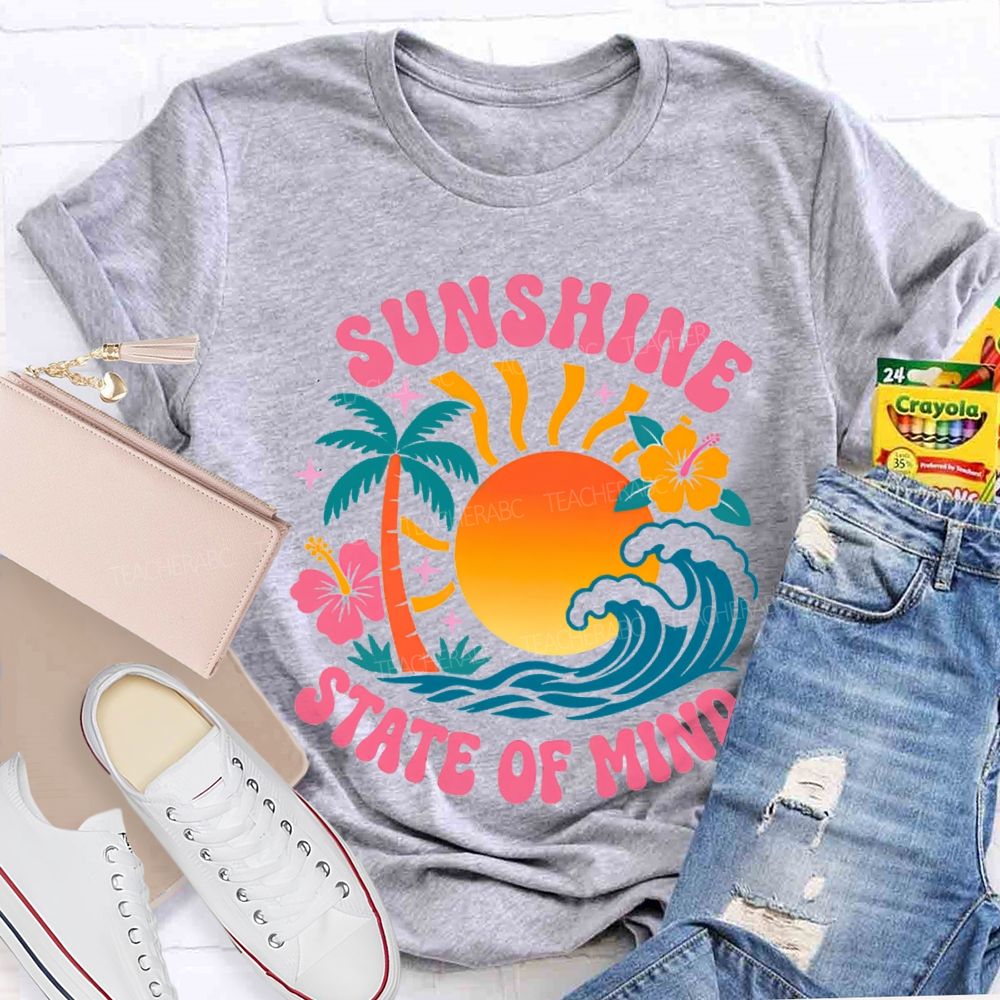 Sunshine State Mind Teacher T-shirt