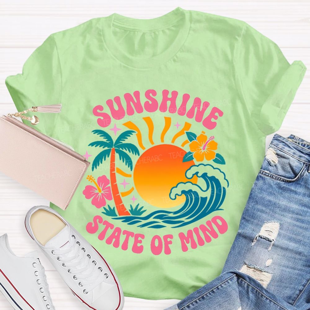Sunshine State Mind Teacher T-shirt