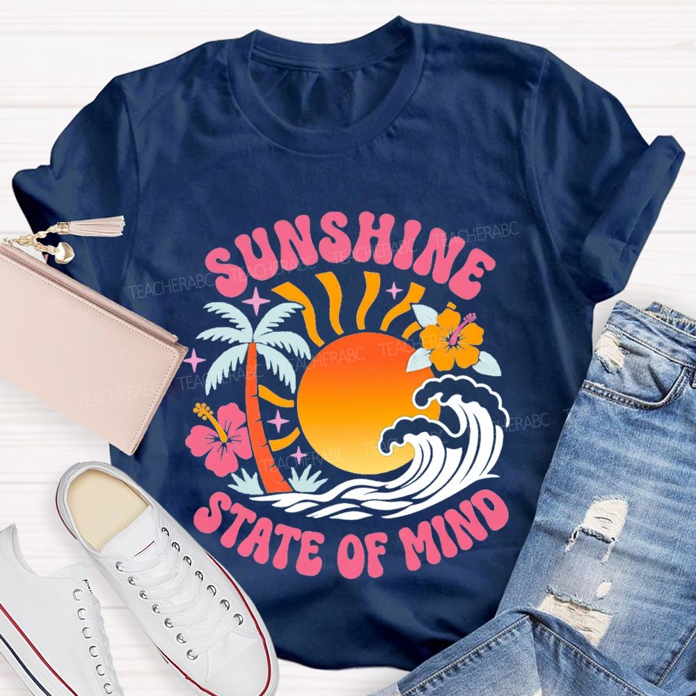 Sunshine State Mind Teacher T-shirt