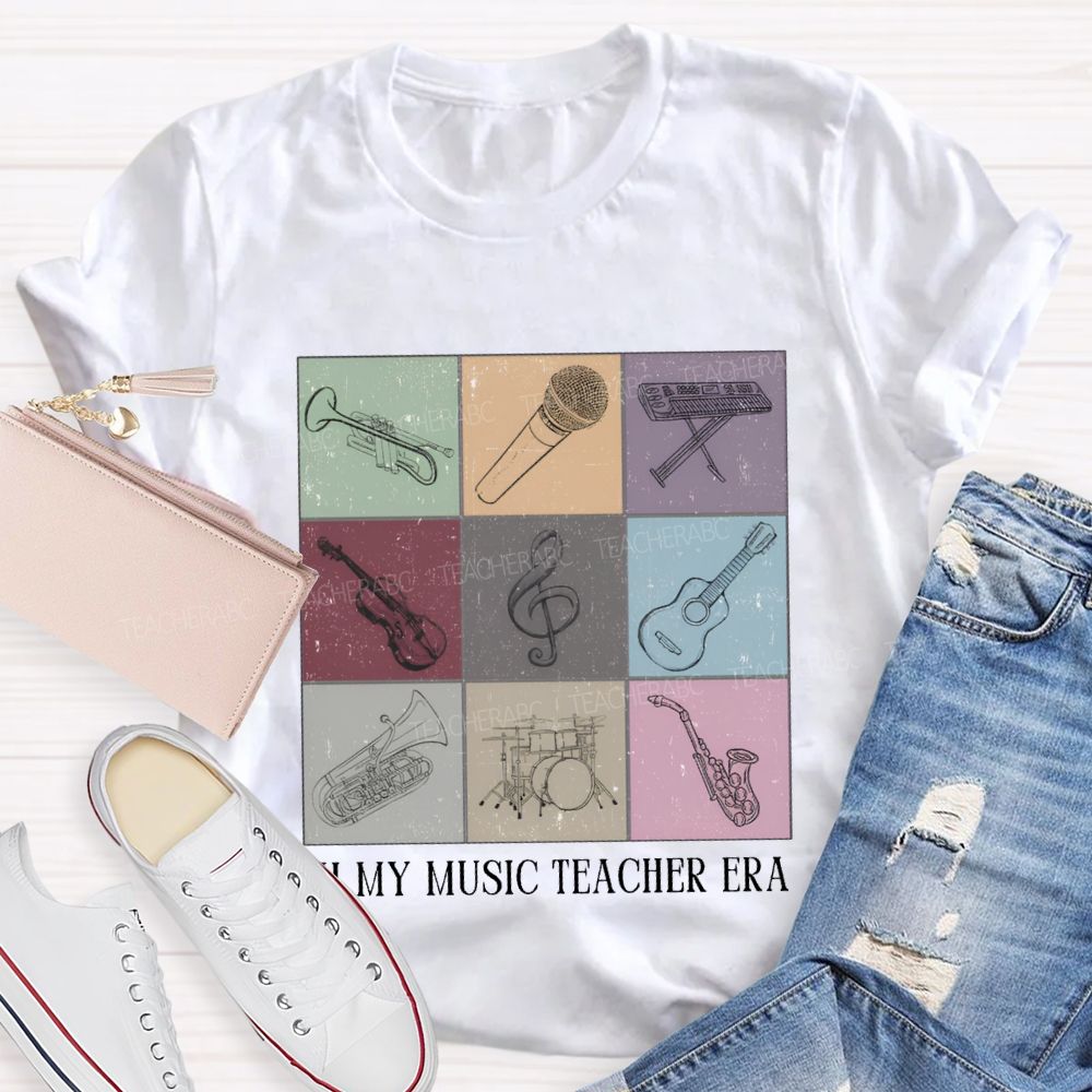 In My Music Teacher Era Teacher T-shirt