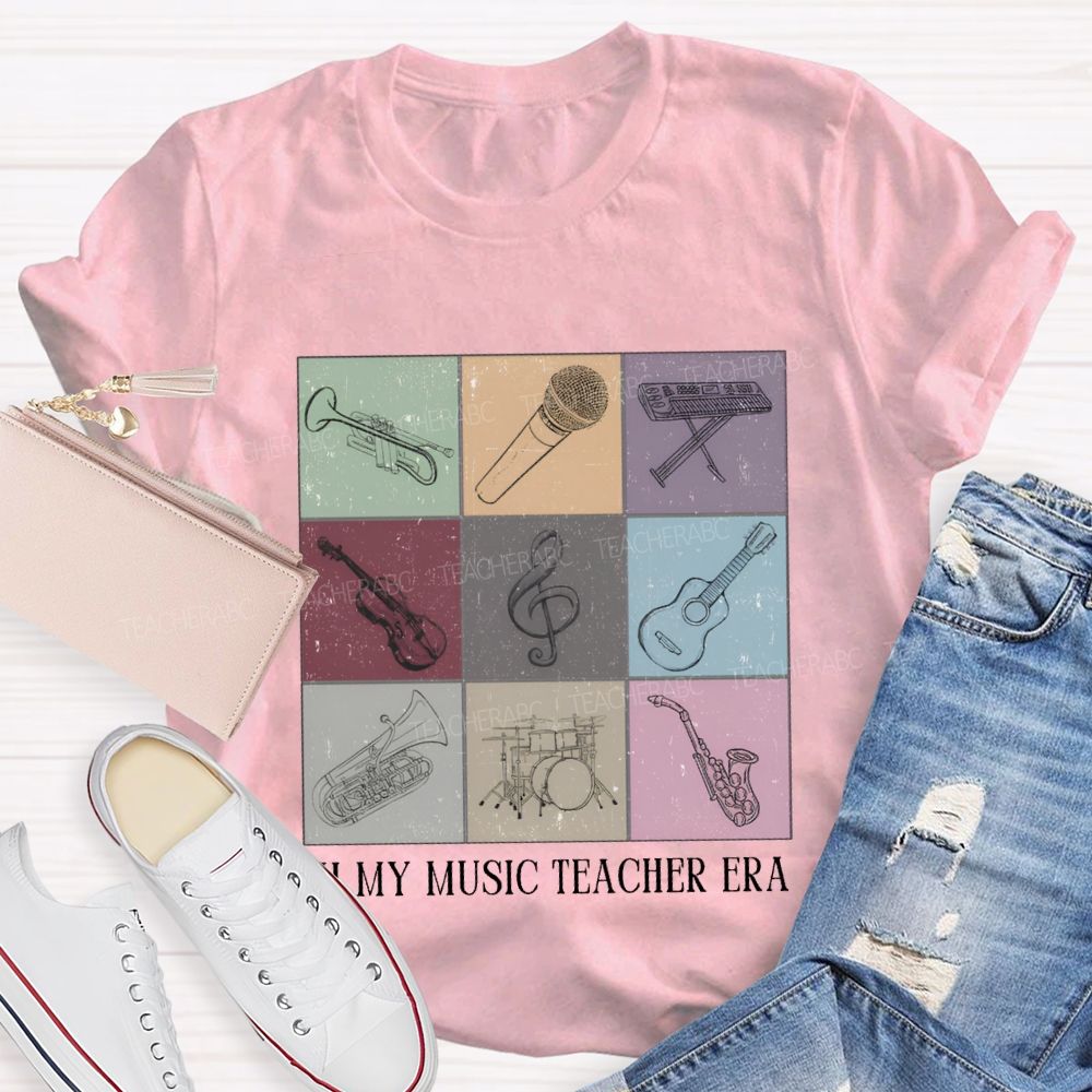 In My Music Teacher Era Teacher T-shirt