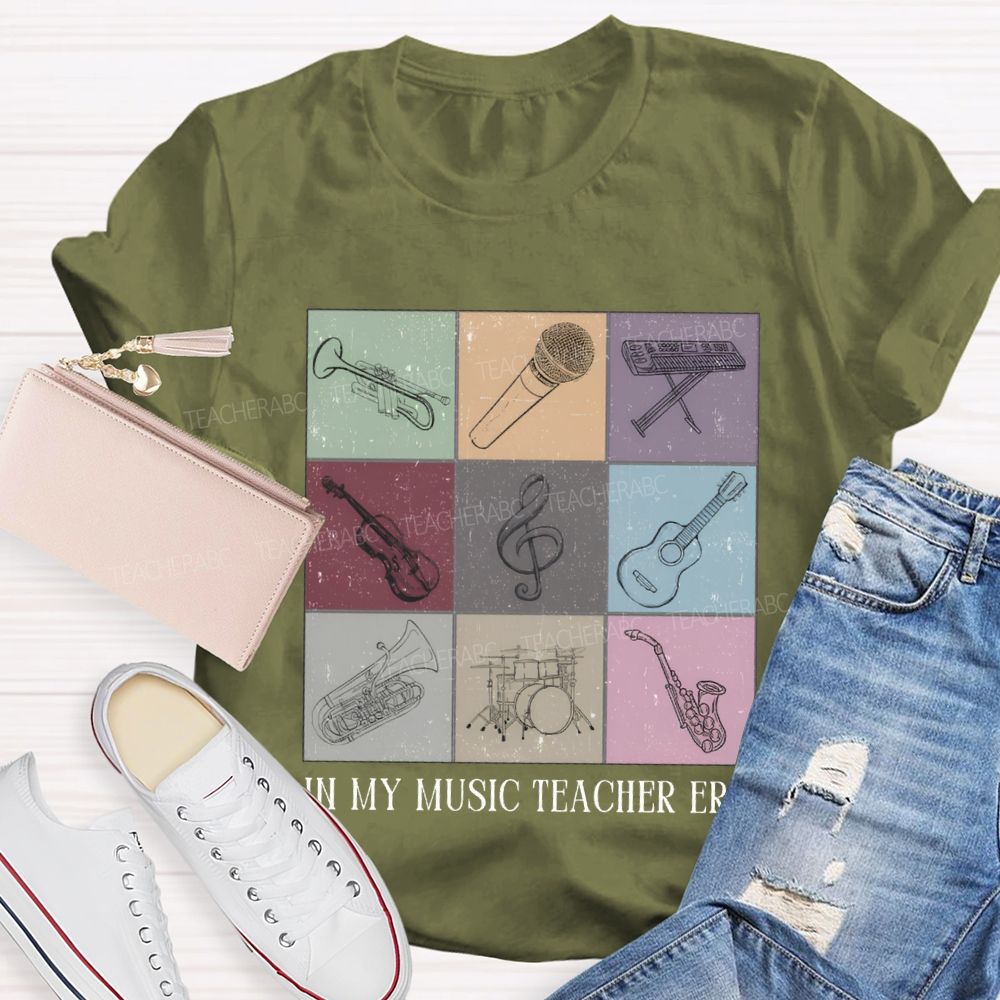 In My Music Teacher Era Teacher T-shirt