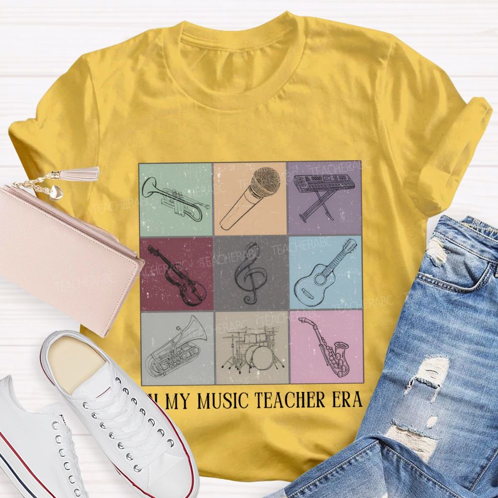 In My Music Teacher Era Teacher T-shirt