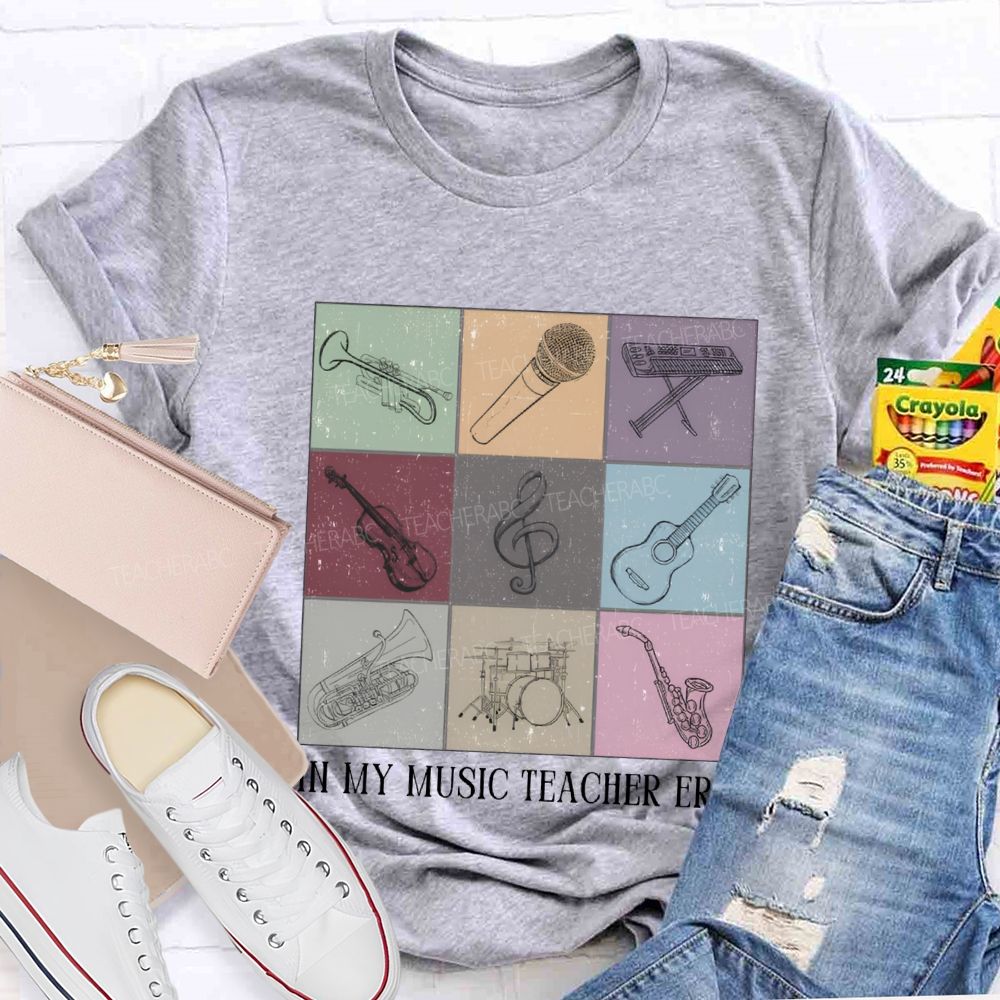 In My Music Teacher Era Teacher T-shirt