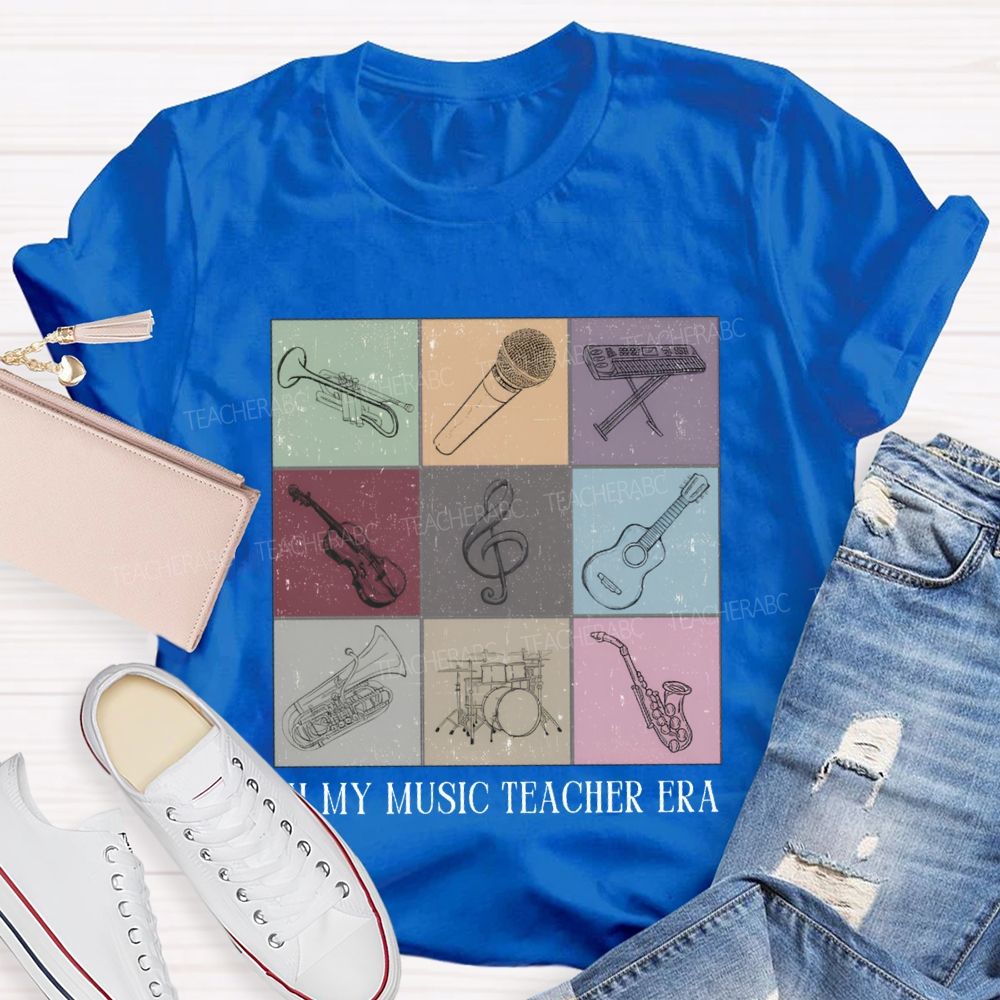 In My Music Teacher Era Teacher T-shirt