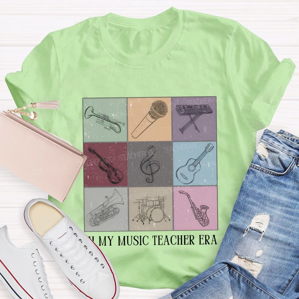 In My Music Teacher Era Teacher T-shirt