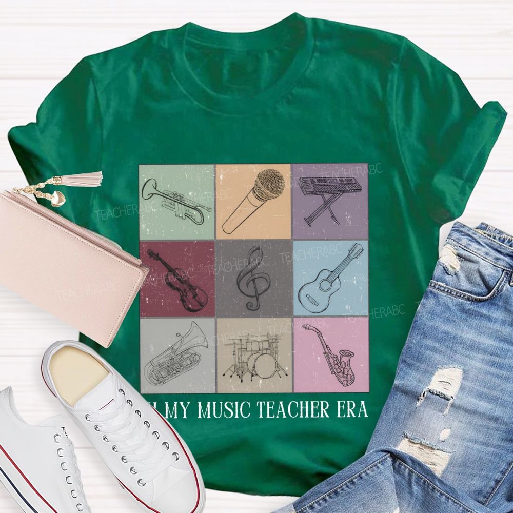 In My Music Teacher Era Teacher T-shirt