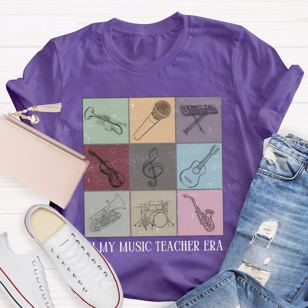 In My Music Teacher Era Teacher T-shirt