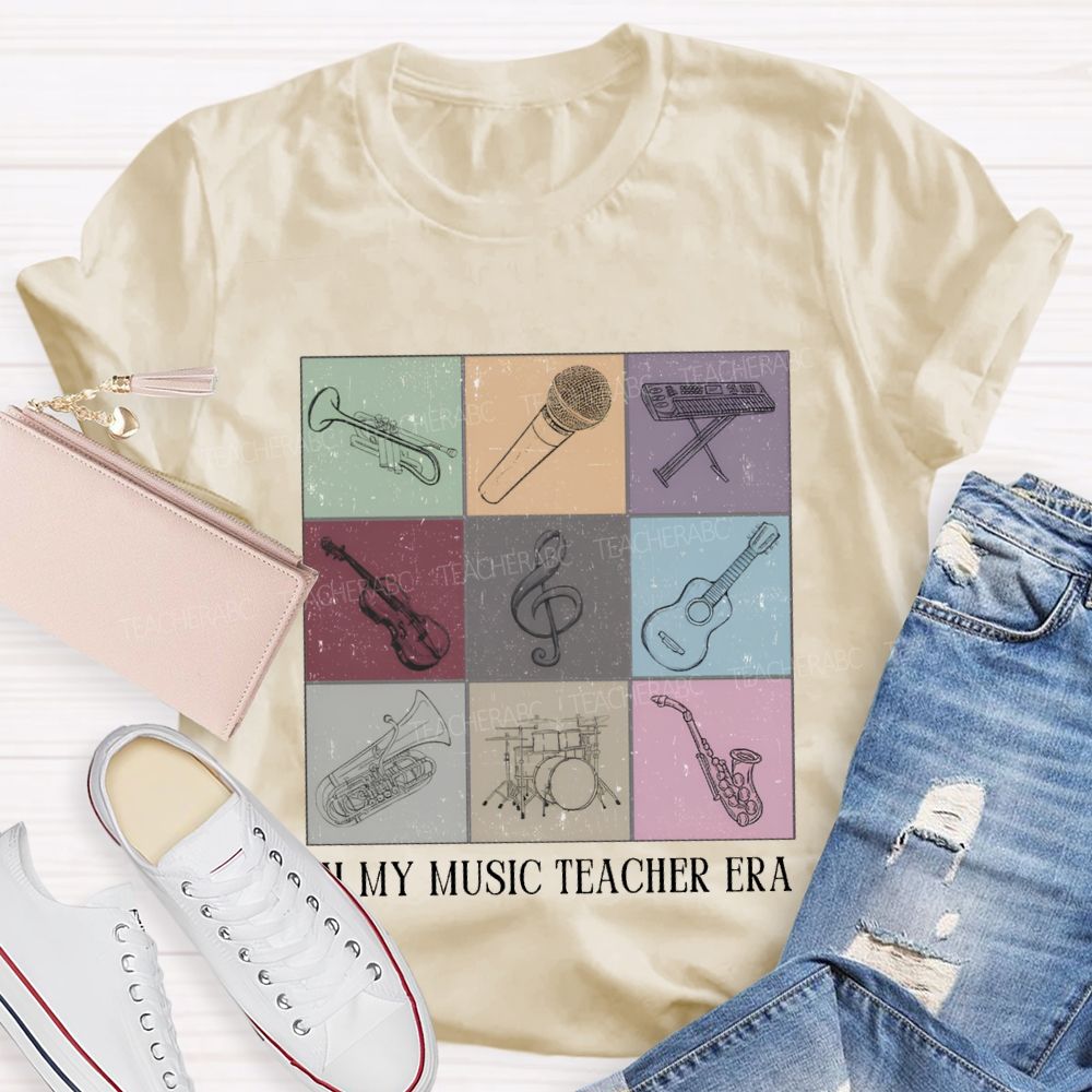 In My Music Teacher Era Teacher T-shirt
