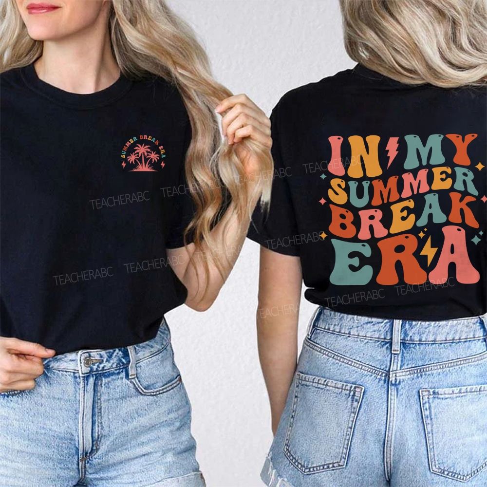 In My Summer Break Era Double Printed T-shirt