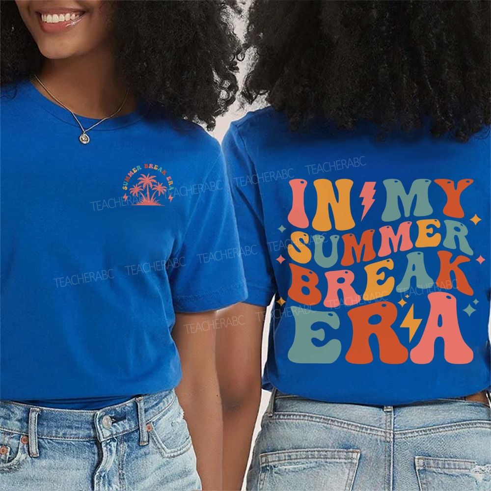 In My Summer Break Era Double Printed T-shirt