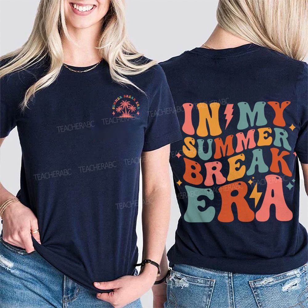 In My Summer Break Era Double Printed T-shirt