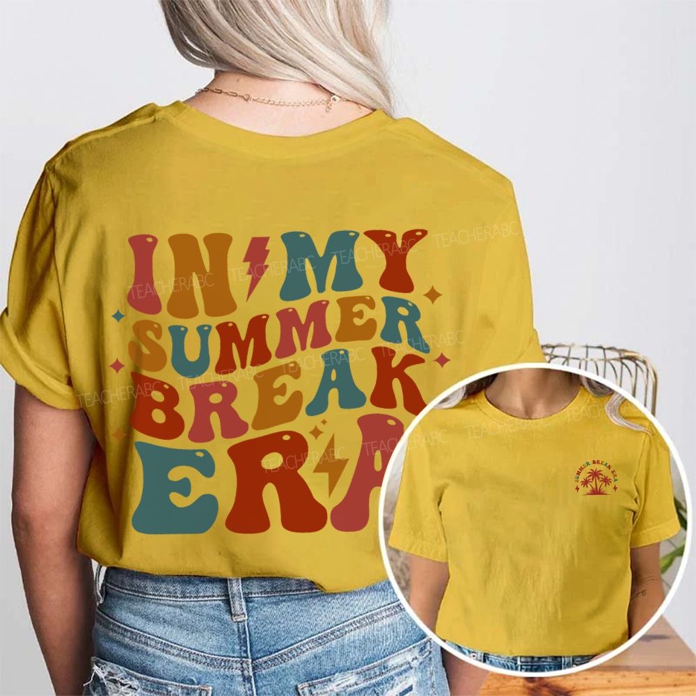 In My Summer Break Era Double Printed T-shirt