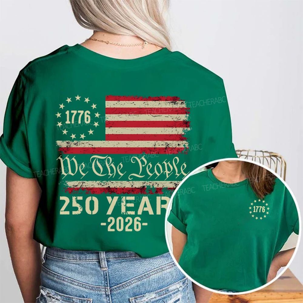 Do The People 250 Years 2026 Double Printed T-shirt
