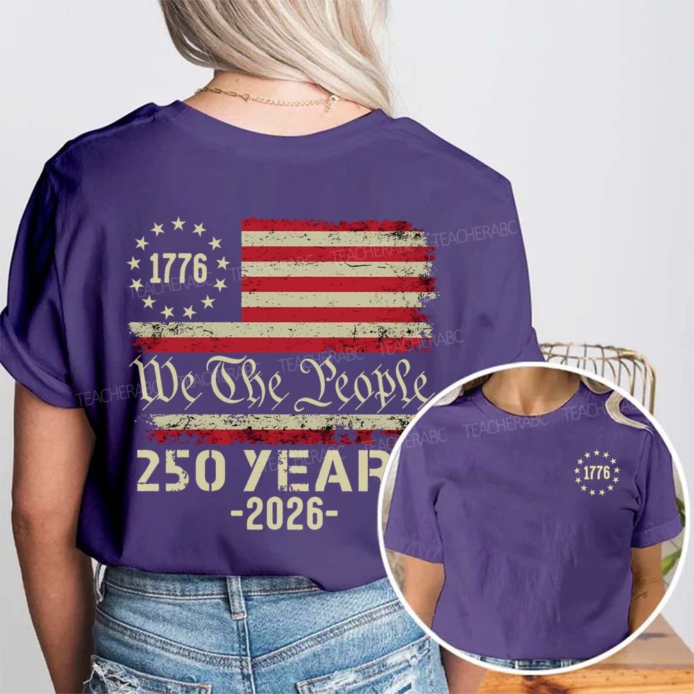 Do The People 250 Years 2026 Double Printed T-shirt