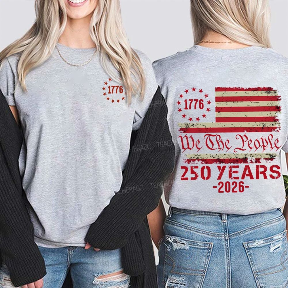 Do The People 250 Years 2026 Double Printed T-shirt