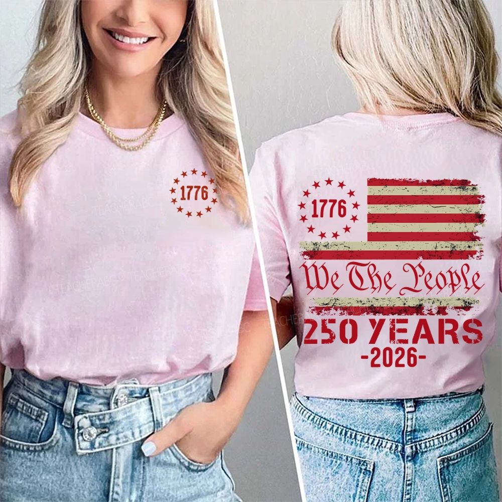 Do The People 250 Years 2026 Double Printed T-shirt