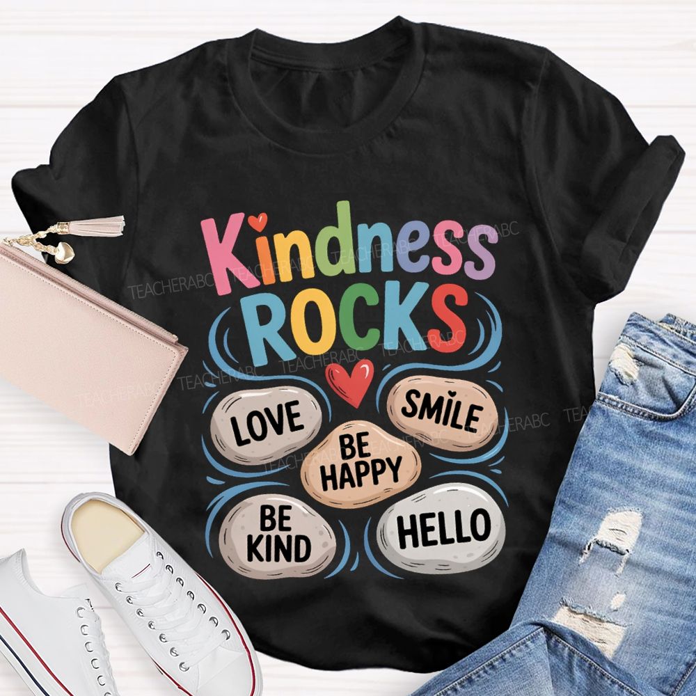 Kindness Rock Teacher T-shirt
