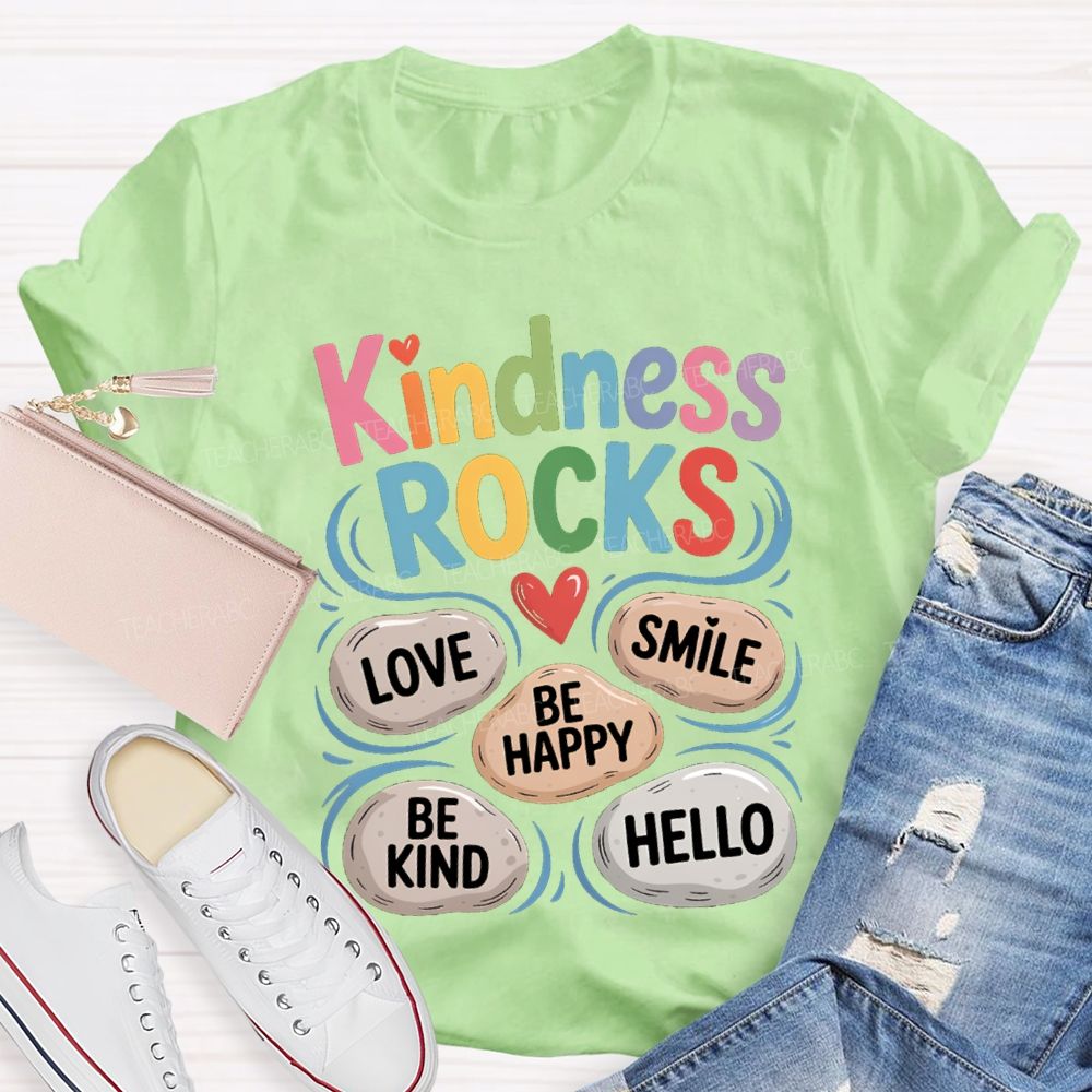 Kindness Rock Teacher T-shirt