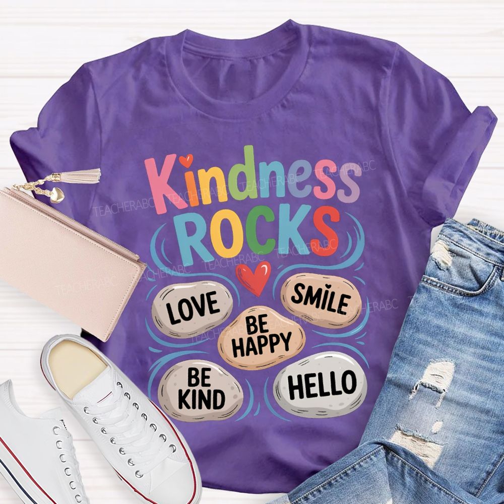 Kindness Rock Teacher T-shirt