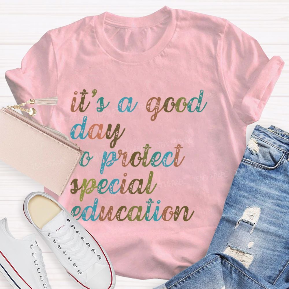 It's A Good Day To Protect Special Education  Teacher T-shirt