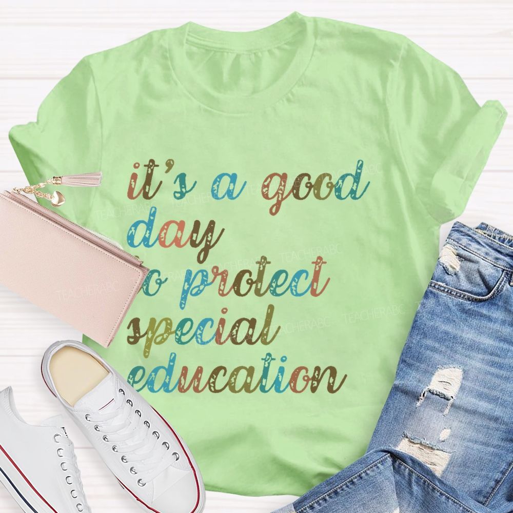 It's A Good Day To Protect Special Education  Teacher T-shirt