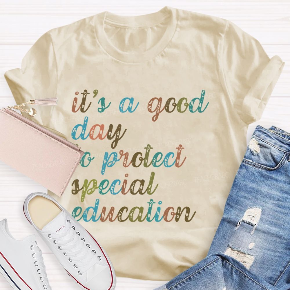 It's A Good Day To Protect Special Education  Teacher T-shirt