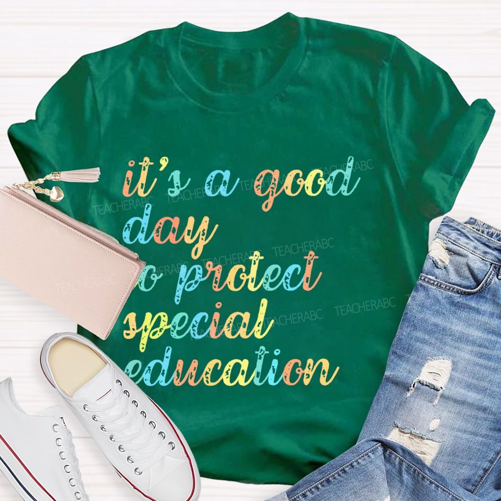 It's A Good Day To Protect Special Education  Teacher T-shirt