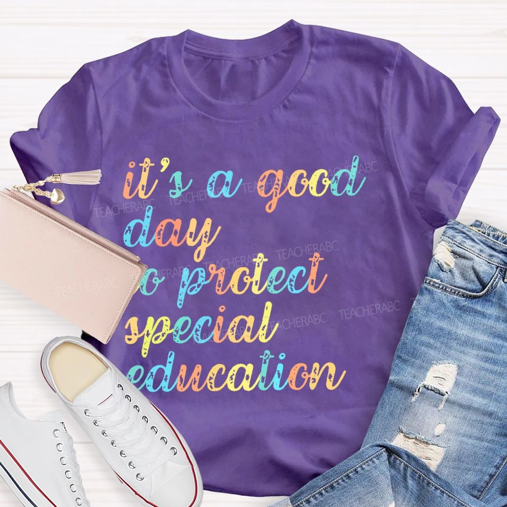 It's A Good Day To Protect Special Education  Teacher T-shirt
