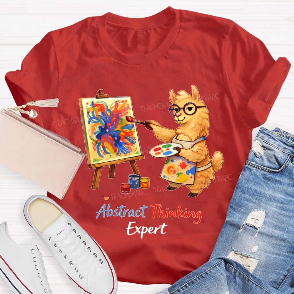 Abstract Thinking Expert  Teacher T-shirt