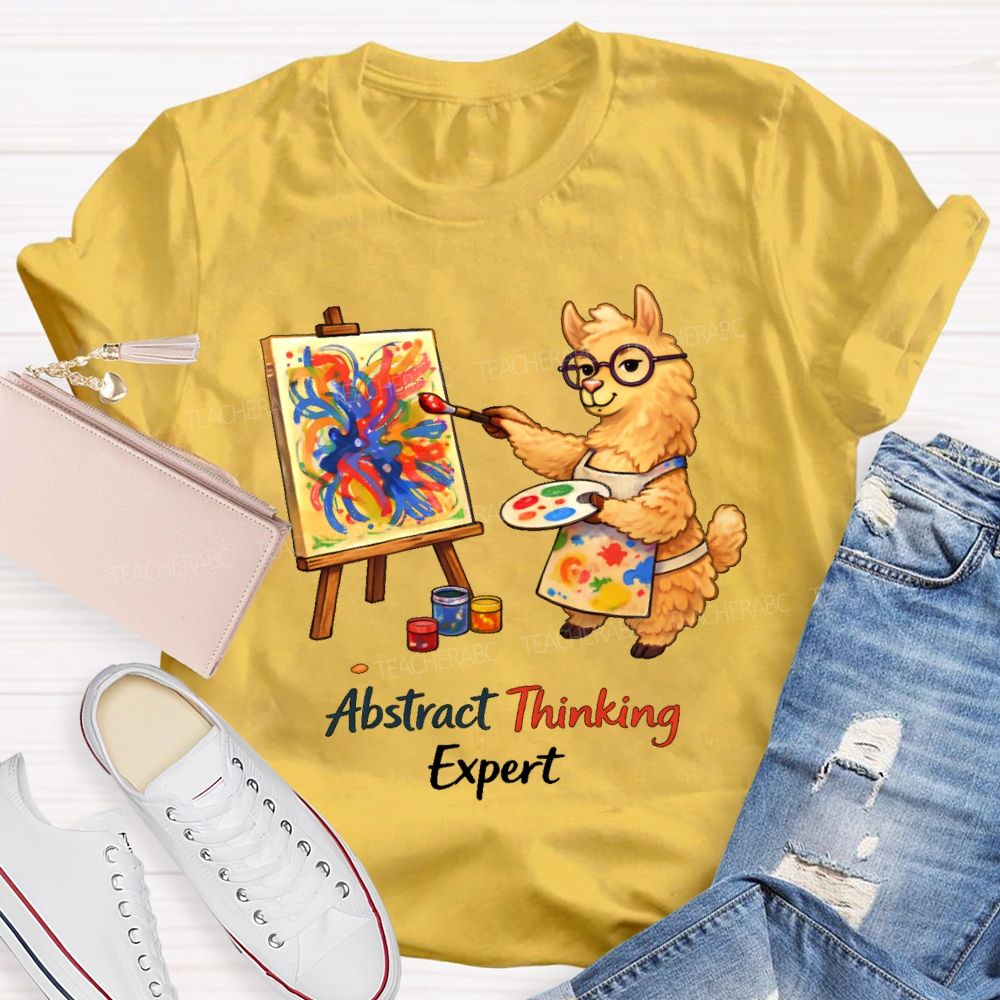 Abstract Thinking Expert  Teacher T-shirt