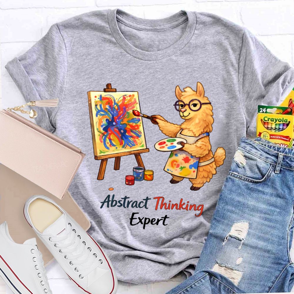 Abstract Thinking Expert  Teacher T-shirt
