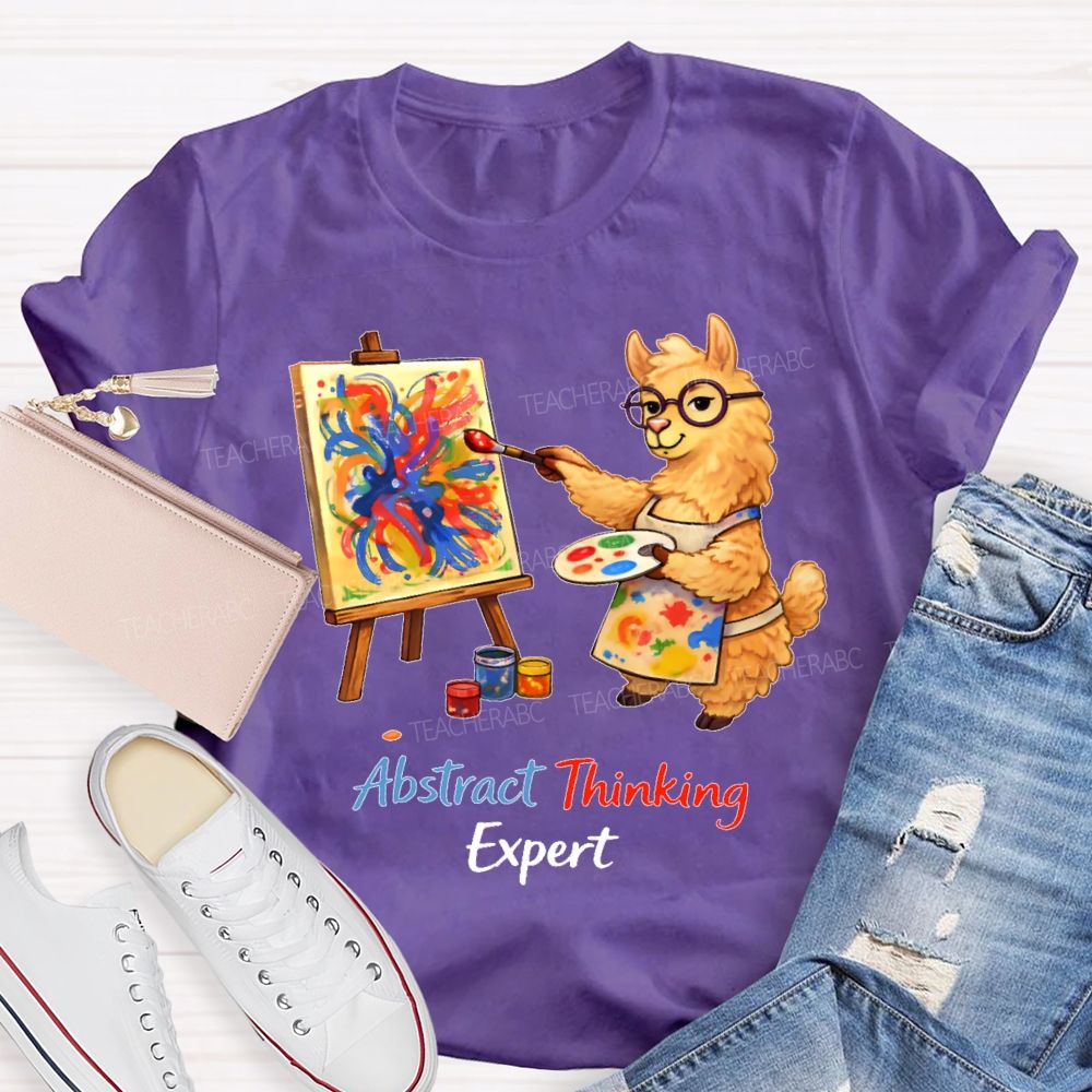 Abstract Thinking Expert  Teacher T-shirt