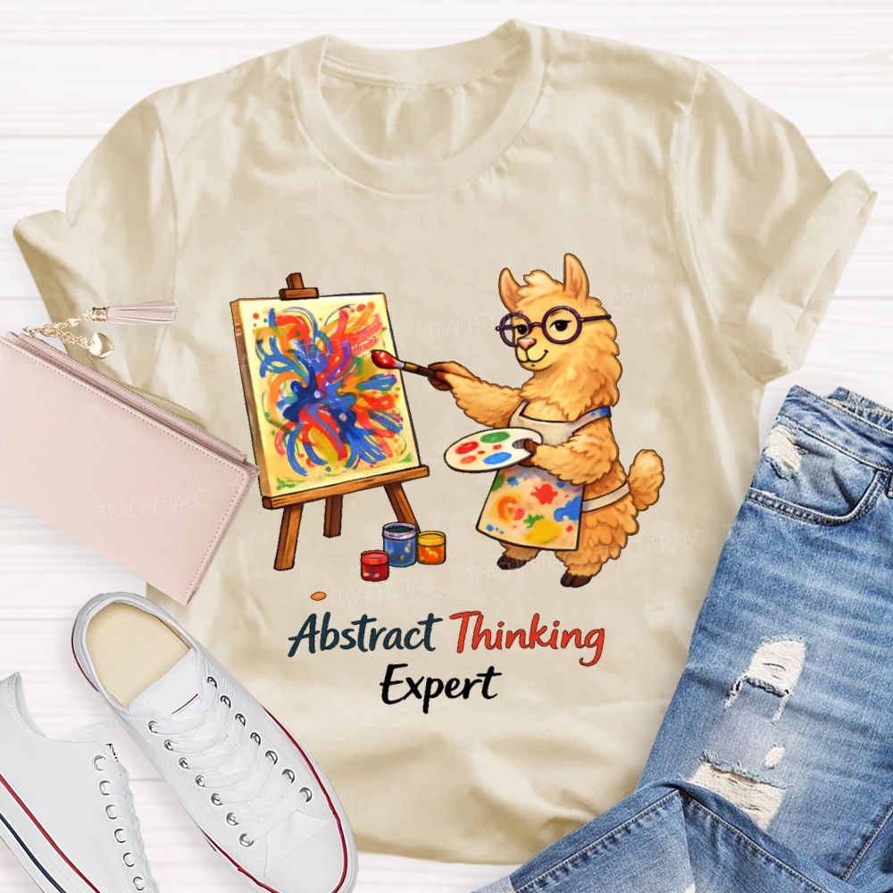 Abstract Thinking Expert  Teacher T-shirt