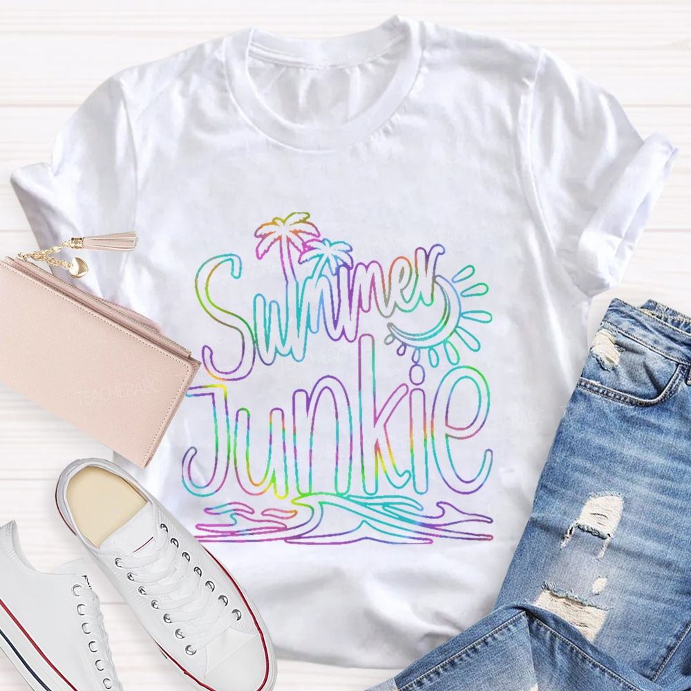 Summer Junkie  Teacher T-shirt