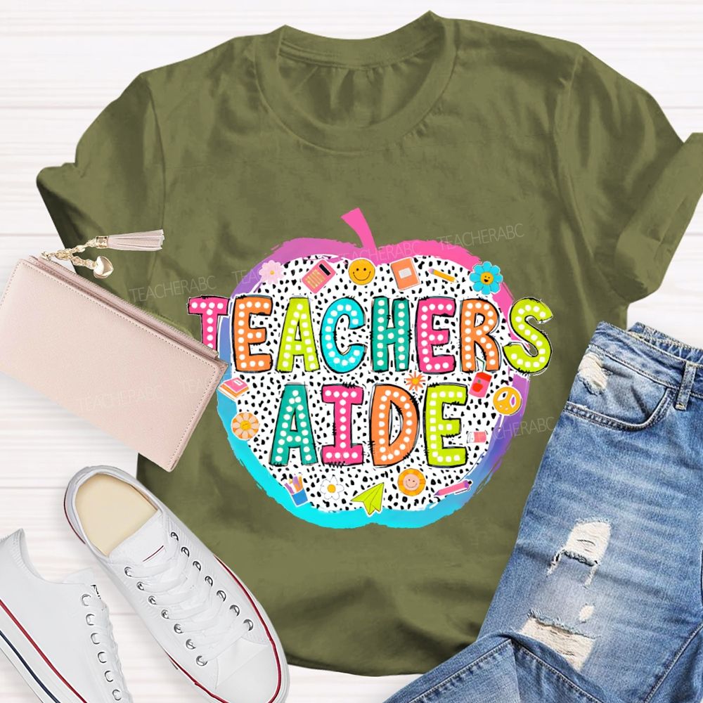 Teachers Aide Pattern  Teacher T-shirt