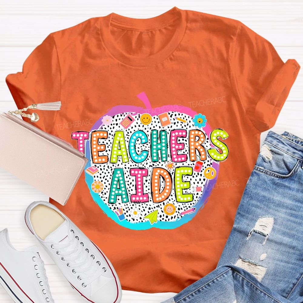 Teachers Aide Pattern  Teacher T-shirt
