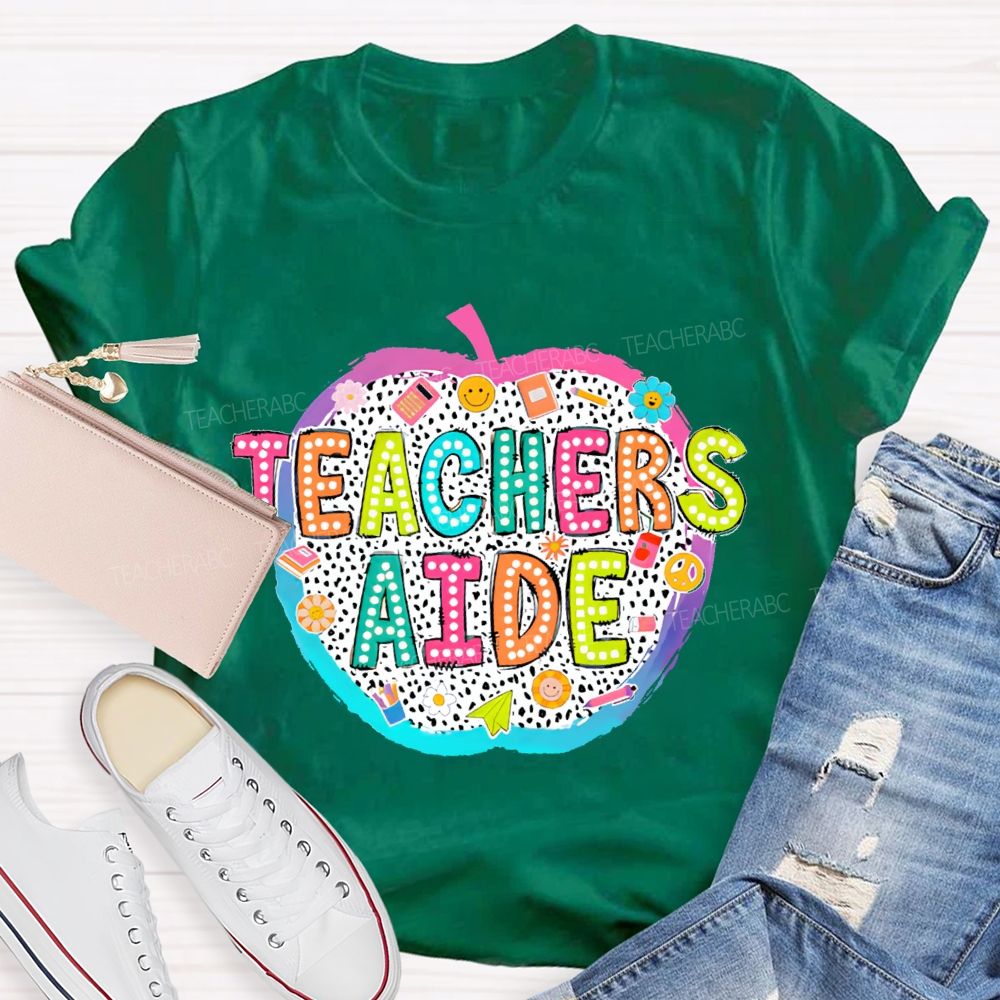 Teachers Aide Pattern  Teacher T-shirt