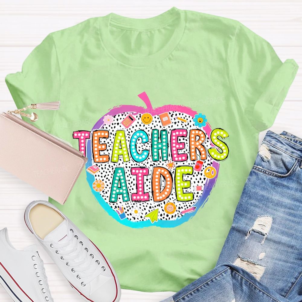 Teachers Aide Pattern  Teacher T-shirt
