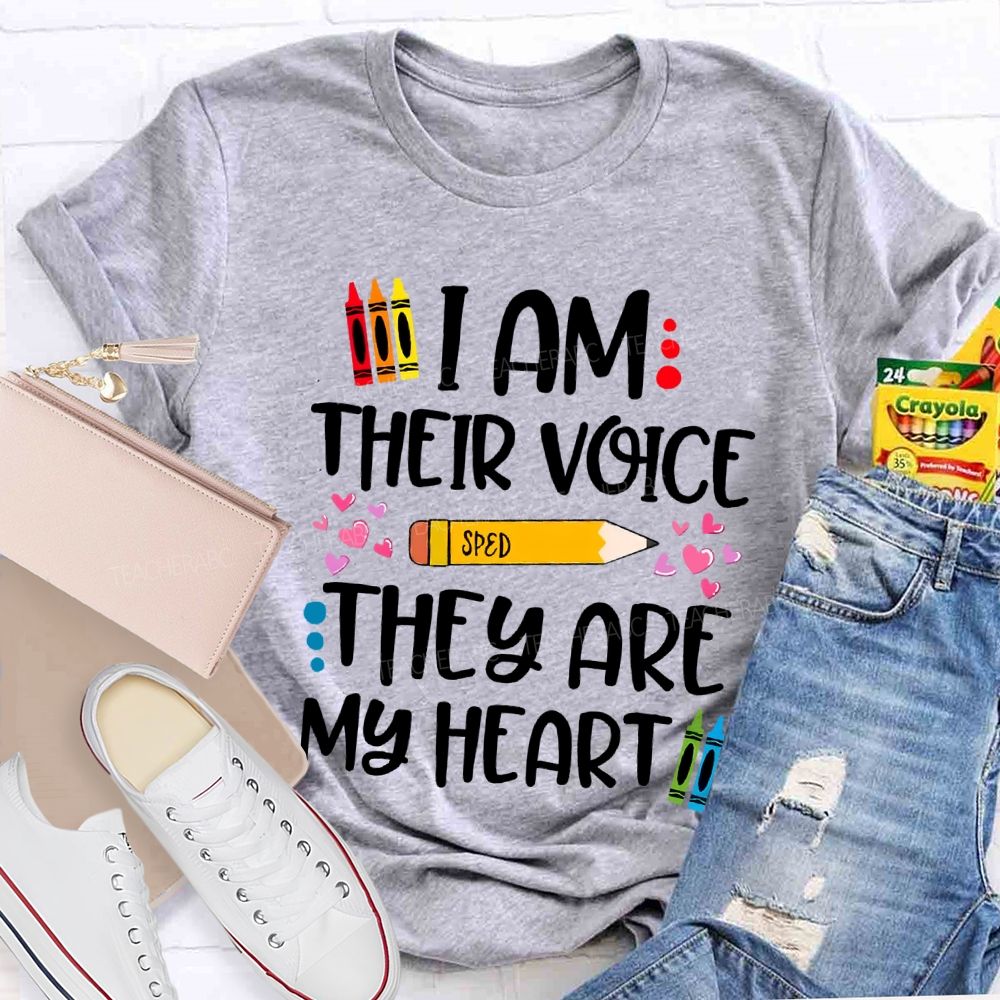 I Am Their Voice Sped They Are My Heart T-shirt