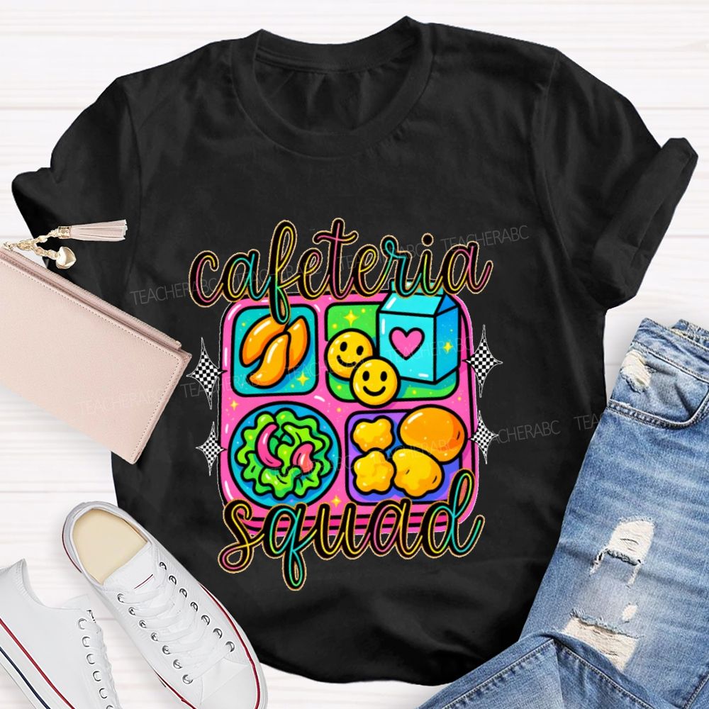 Cafeteria Squad Graphics  Teacher T-shirt