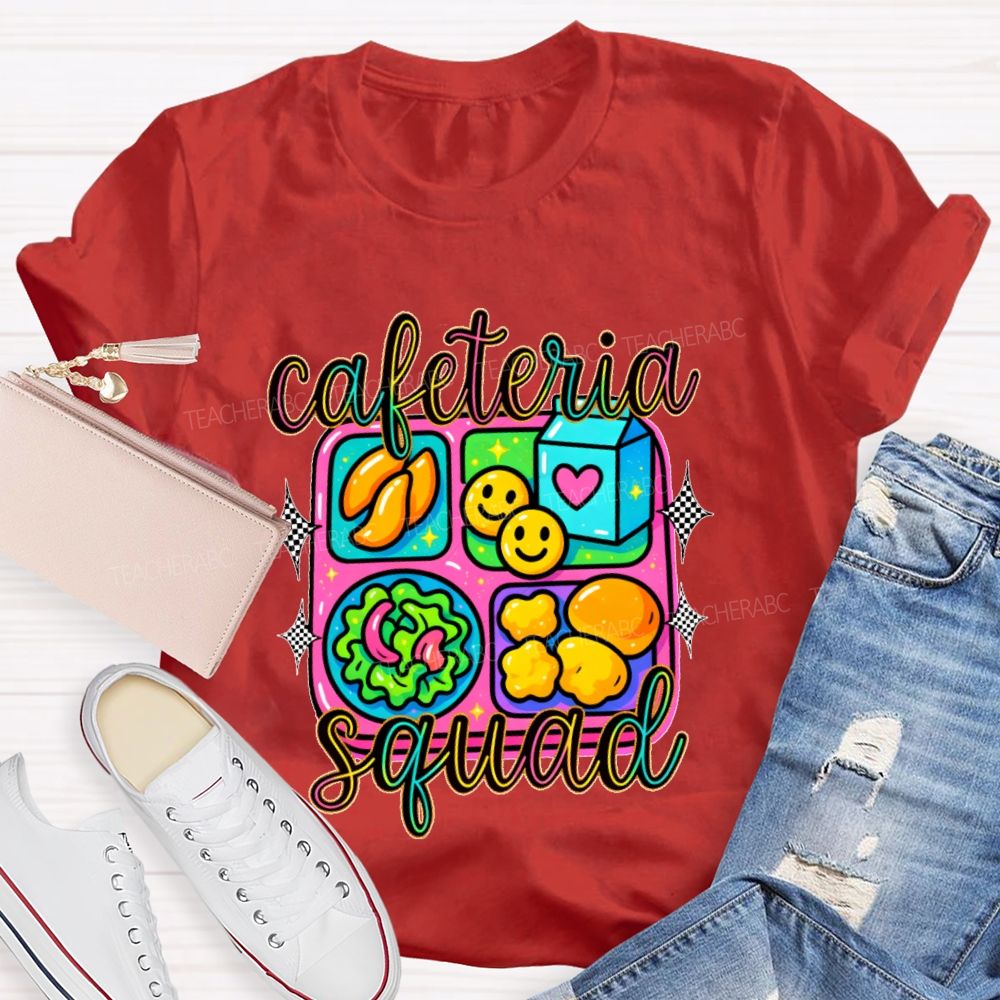 Cafeteria Squad Graphics  Teacher T-shirt