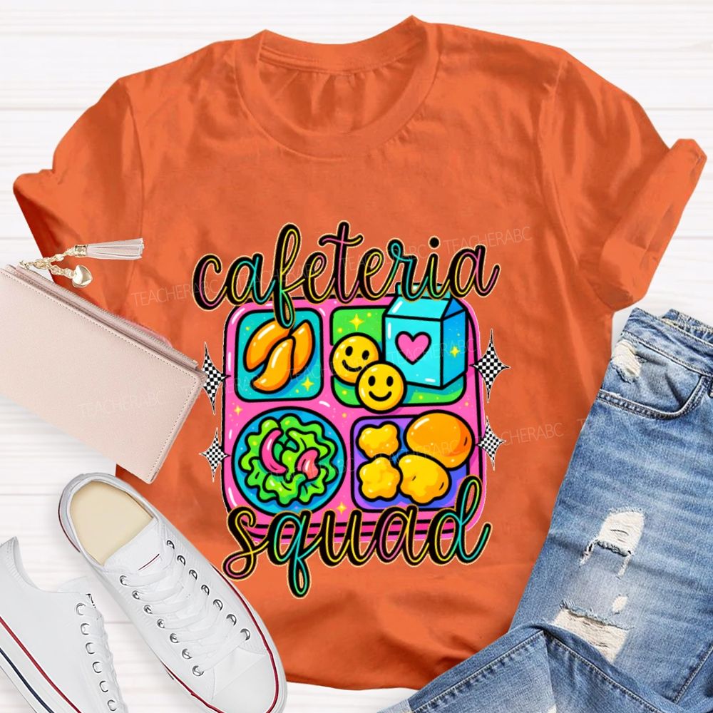 Cafeteria Squad Graphics  Teacher T-shirt